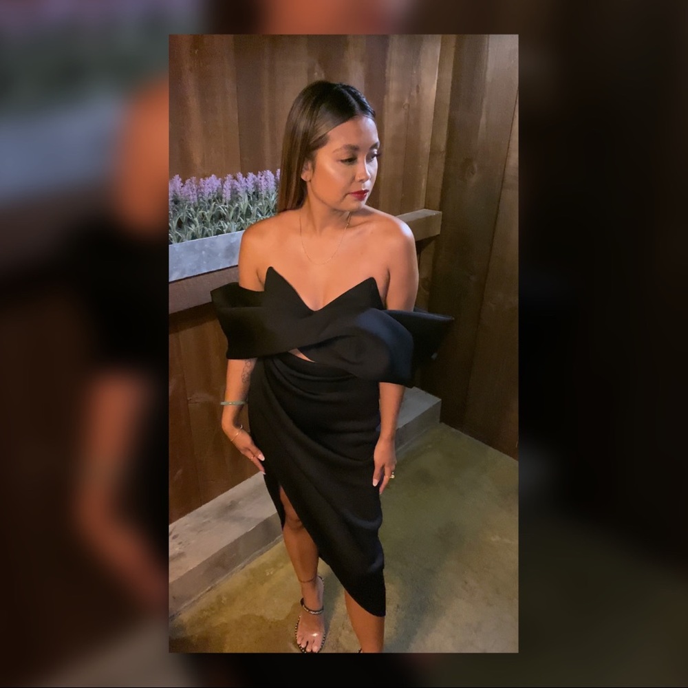 Black ASOS dress